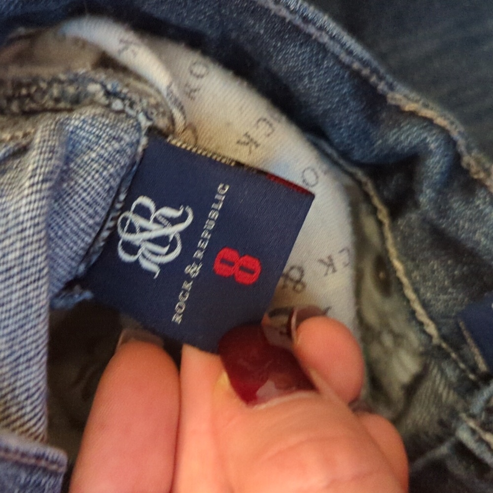 Rock and Republic Dark Wash Boot Cut Jeans - Picture 6 of 12